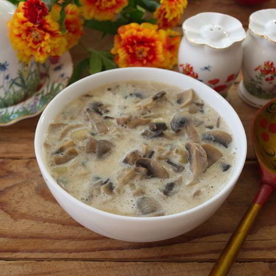 Рецепт грибов под соусом