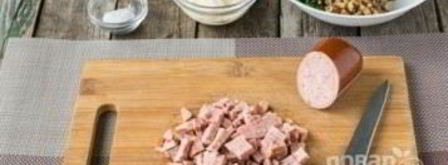 грибы с колбасой в духовке. Шаг 3