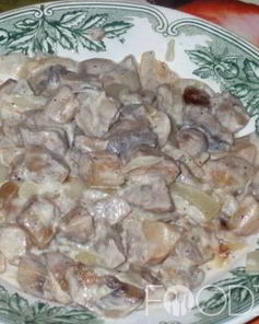 Грибы с майонезом
