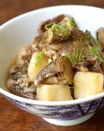 Грибы шиитаке с картошкой