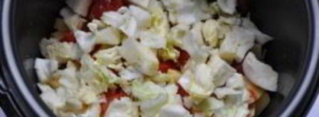 грибы тушеные с овощами. Шаг 3