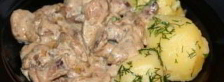 маслята, тушеные с картофелем. Шаг 6