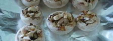 начиненные грибы в духовке. Шаг 5