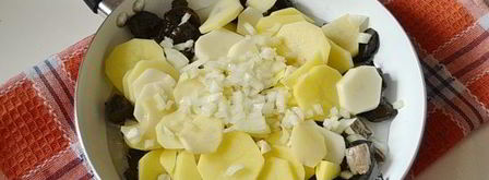 подберезовики жареные с картошкой. Шаг 6