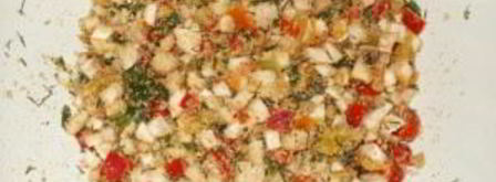 постные фаршированные грибы. Шаг 2