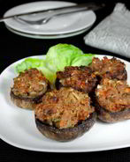 Шампиньоны, фаршированные мясом