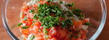 шампиньоны, фаршированные мясом. Шаг 3