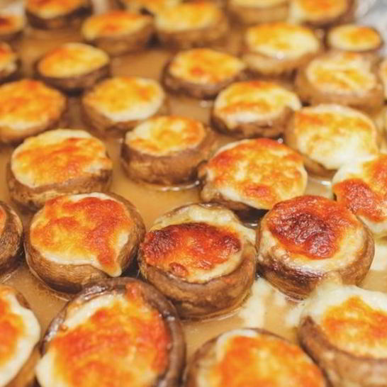 Рецепт шампиньонов, фаршированных сыром