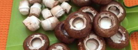 шампиньоны фаршированные. Шаг 3