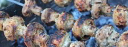 шампиньоны на костре. Шаг 5