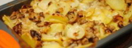 шампиньоны с картошкой в сметане. Шаг 4