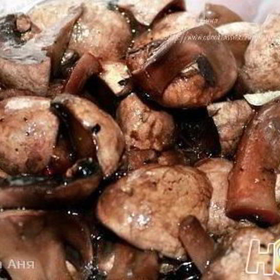 Рецепт шампиньонов в бальзамическом уксусе
