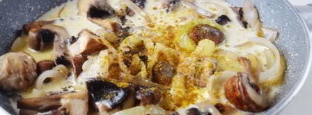 шампиньоны в карри соусе. Шаг 9