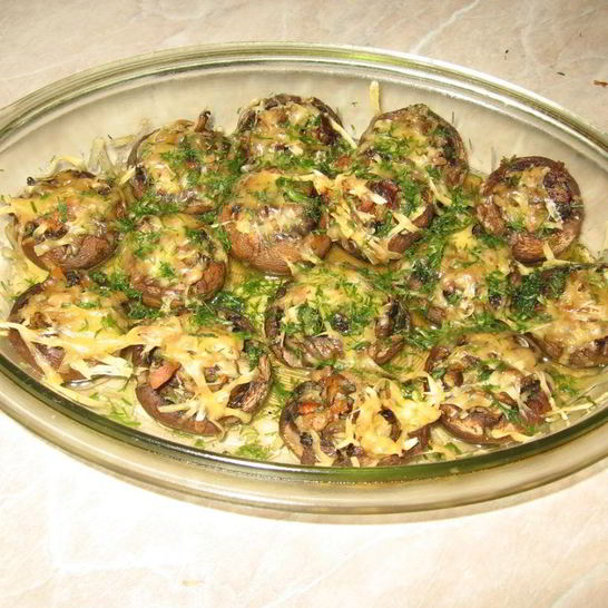 Рецепт шампиньонов в микроволновке