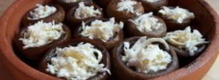 шампиньоны, запеченные с сыром в духовке. Шаг 3