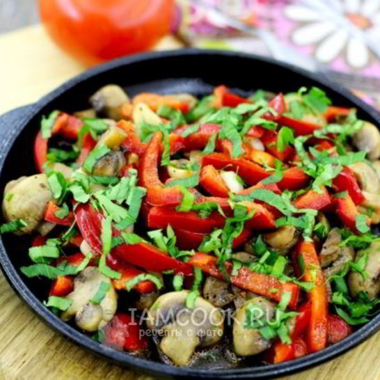 Рецепт шампиньонов жареных