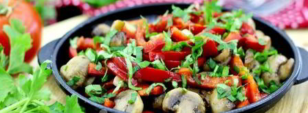 шампиньоны жареные. Шаг 7