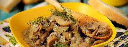 тушеные шампиньоны. Шаг 8