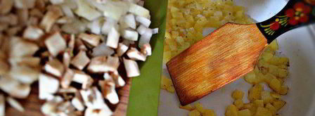 запеченные фаршированные шампиньоны. Шаг 5