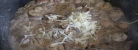 жареные грибы с сыром. Шаг 5