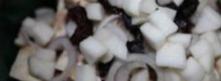 жареные грибы со свининой. Шаг 5