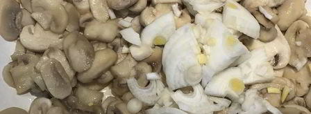 жареные шампиньоны в сметане. Шаг 3