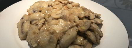 жареные шампиньоны в сметане. Шаг 6