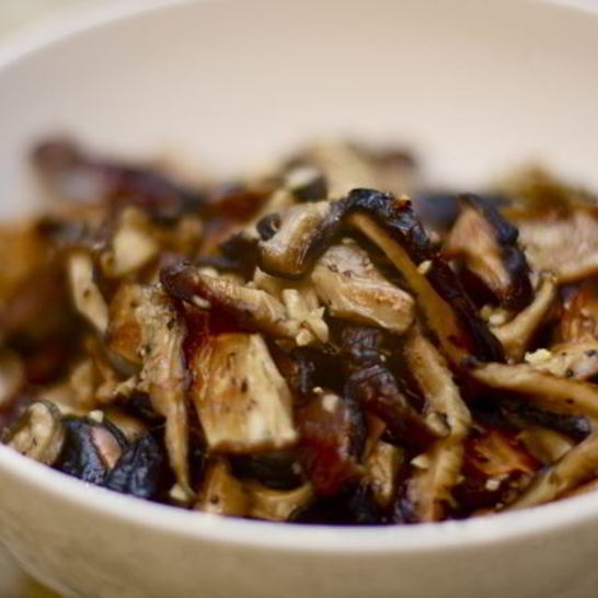 Рецепт жареных шиитаке