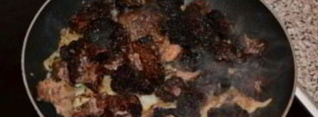 жареные сморчки в сметане. Шаг 5