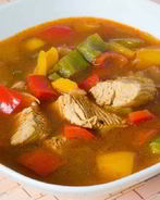 Ароматный суп-гуляш из курицы