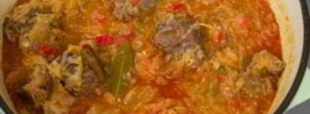 гуляш из говядины и кислой капусты. Шаг 5