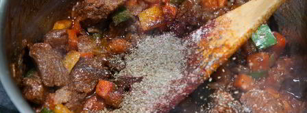 гуляш из говядины со сладким перцем. Шаг 10