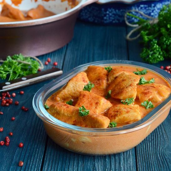 Рецепт гуляша из индейки с подливкой