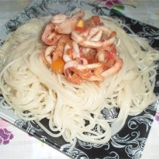 Рецепт гуляша из кальмаров