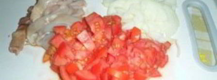 гуляш из кальмаров. Шаг 2