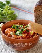 Гуляш из куриного филе