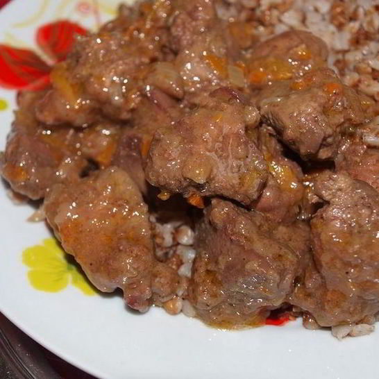 Рецепт гуляша из куриной печени