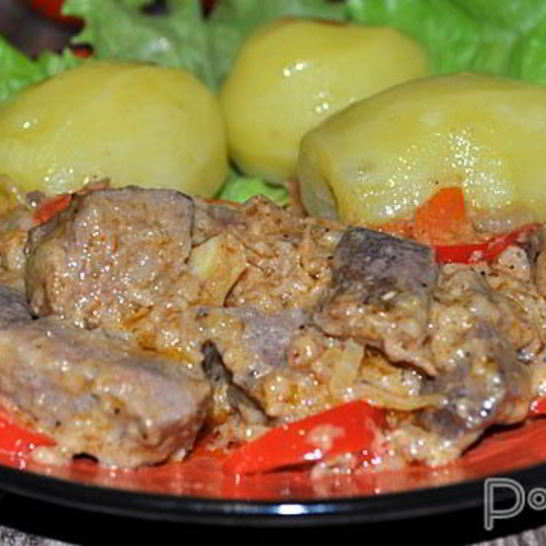 Рецепт гуляша из печени