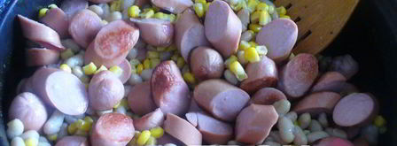 гуляш из сосисок. Шаг 3