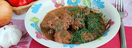 гуляш из свинины в мультиварке. Шаг 7