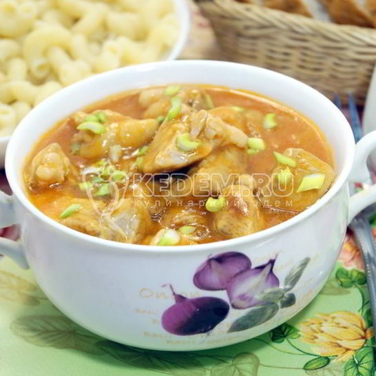 Рецепт гуляша из свинины