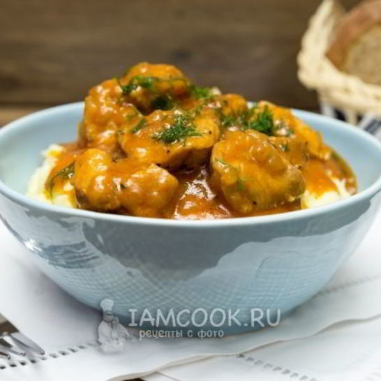 Рецепт классического гуляша из свинины