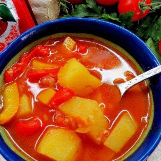 Рецепт супа-гуляша постного