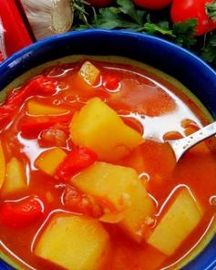 Суп-гуляш постный