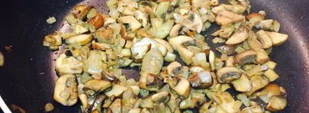 картофельное пюре с грибами и зеленью. Шаг 5