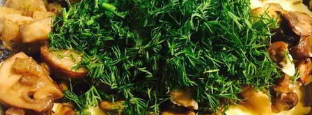 картофельное пюре с грибами и зеленью. Шаг 8