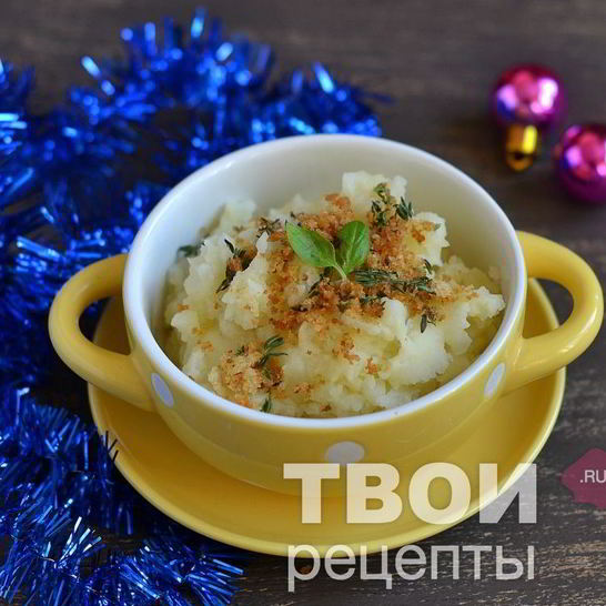 Рецепт картофельного пюре с хрустящим тимьяном