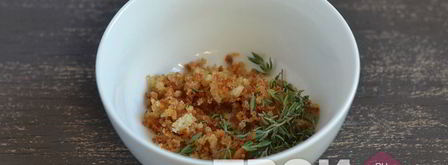 картофельное пюре с хрустящим тимьяном. Шаг 5