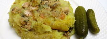 картофельное пюре с лососем в мультиварке. Шаг 15