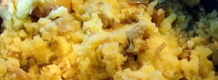 картофельное пюре с твердым сыром. Шаг 3